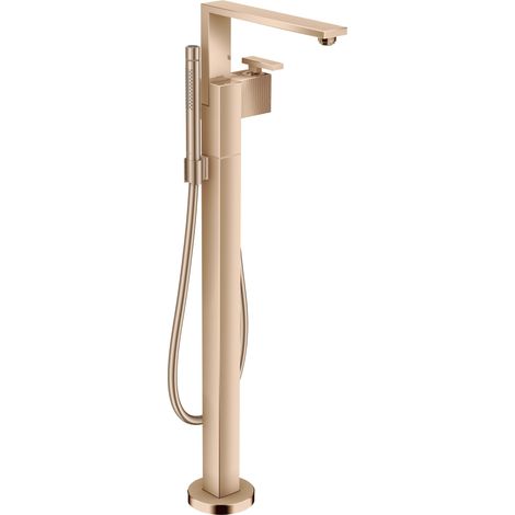 mezclador monomando de baño AXOR Edge de pie, con corte de (1/3)