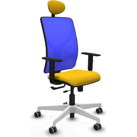 Sedia da ufficio piqueras y crespo Motilla blu schiuma imbottita (1/2)