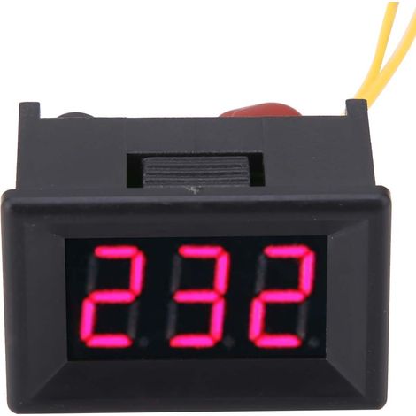 Voltmètre numérique à affichage LED 0,36″ (1 pièce), panneau de mesure de tension alternative 70-380 V (1/5)