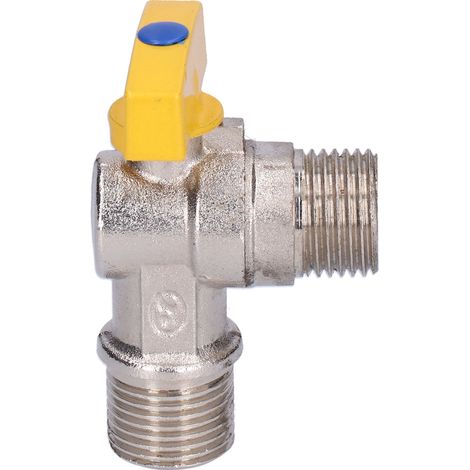 Accessoires pour vanne d'arrêt d'angle à filetage mâle G1/2 avec revêtement électrolytique (1/5)