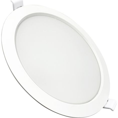 Faretto LED 220v da incasso 18W rotondo Bianco diametro 170mm F.I.142-160mmLuce Calda 3000k (1/5)