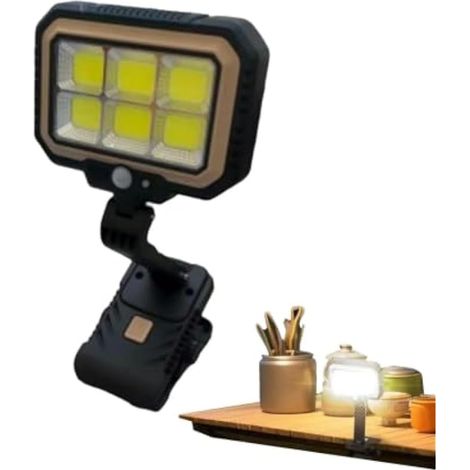 Lampe solaire d'extérieur avec détecteur de mouvement pour clôture et patio (1/5)