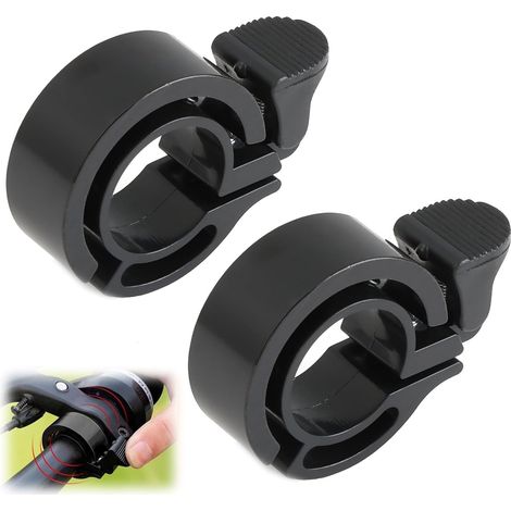 pezzi Campanello per bicicletta, Campanello per bicicletta, Mini campanello per mountain bike, Potente avviso da 100 dB, Campanello per bicicletta nero per manubrio della bicicletta, Avviso per bicicl (1/5)