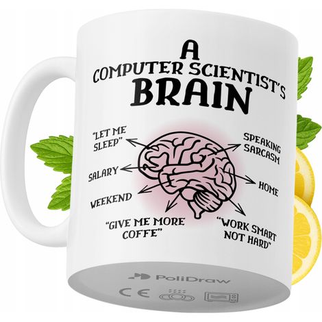 Lustige Tasse für Informatiker – Kaffee- oder Teetasse mit witzigem Textdesign – ideal für Geburtstage, Namenstage, Feiertage und besondere Anlässe. Hochwertige Tasse für Homeoffice, Büro und Arbeit. 