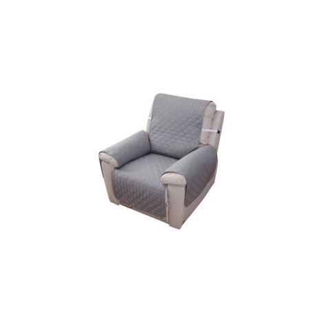 Lntyq Housse Fauteuil Relax 1 Place, Housse de Canapé Protecteur Inclinable Imperméable pour Chambre (Gris 55×200)