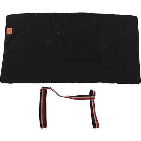 Châle chauffant USB, couverture électrique à 3 niveaux de température, pour les épaules, le cou, les jambes et la taille, noir (1/5)