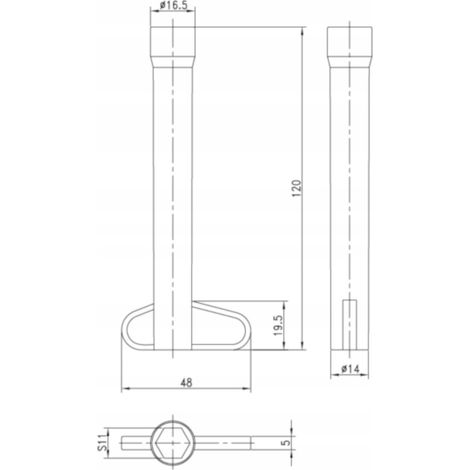 Herramienta de fontanero Deante xdcy8tgz8 120 mm ergonómica duradera