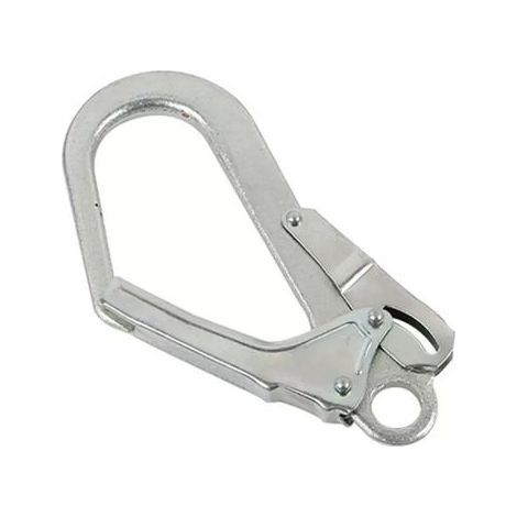 Sicherheitskarabiner für Klettergerüste, automatische Verriegelung, Fanghaken, geschmiedeter Karabiner aus hochfestem legiertem Stahl, doppelter Verriegelungsmechanismus (1/5)