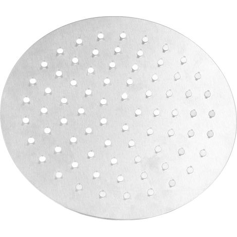 20 cm (8 Zoll) großer Regenduschkopf aus Edelstahl, ultradünn, 75 Düsen, hoher Wasserdruck, 360°-Drehung (1/5)