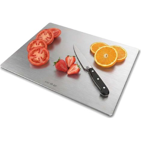 Cecotec Tabla de Corte Efecto Metálico 30x40cm CRYSTAL CUT Cutting Board (1/5)