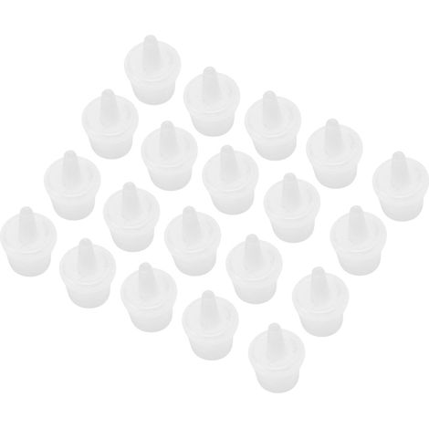 20 pièces Bouchons de Colle à Cils, Capsules de Protection pour Adhésif à Cils (1/5)