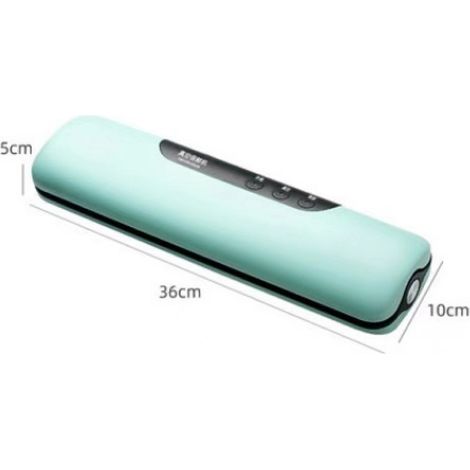 Scellant sous vide alimentaire 3 en 1 avec 10 sacs sous vide pour aliments, viande, légumes, fruits (vert) (1/2)