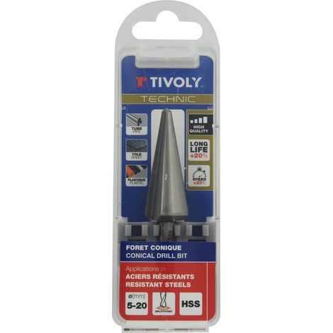 Broca metálica TIVOLY, diámetro de 5 a 20 mm, longitud 150 mm TIVOLY (1/3)