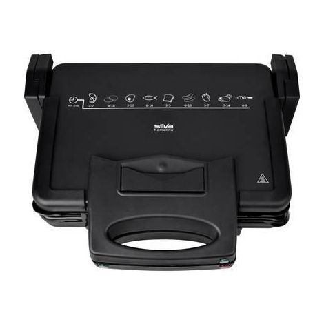 Silva Homeline KG 2410 grill negro 1700 vatios