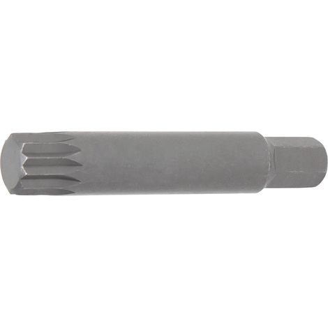 Punta  longitud 75 mm  entrada 10 mm (3/8")  dentado múltiple interior (para XZN) M14