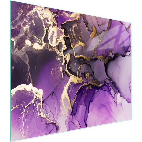 PLANCHE À DÉCOUPER EN VERRE 52x30 VIOLET (1/5)