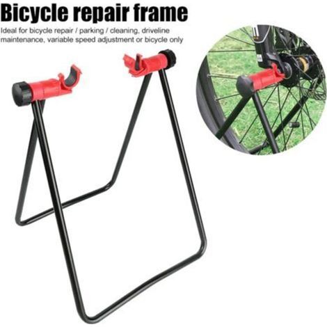 Présentoir triangulaire Vertical Portable pour vélo pliant, accessoires pour l'entretien des vélos de route et de montagne (1/4)