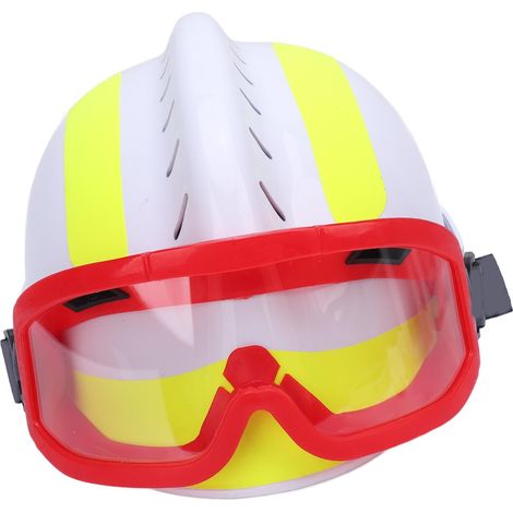 Casque de sauvetage pour travail en hauteur, casque de sécurité avec lampe frontale ventilée, pour interventions d'urgence en cas de séisme, d'incendie ou de recherche, modèle F2 blanc. (1/5)