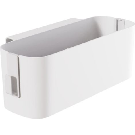 étagère de chevet collège dortoir chevet panier de rangement suspendu panier gratuit poinçonnage chevet étagère de rangement boîte de rangement de bureau(blanc)