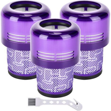 Filtre pour Dyson V11,3 Packs Filtres de remplacement pour Dyson V11 V15 SV14 SV17 SV22 Detect Animal Absolute Extra Pro Torque Drive Motorhead Aspirateur, Remplacer DY-970013-02 (1/4)