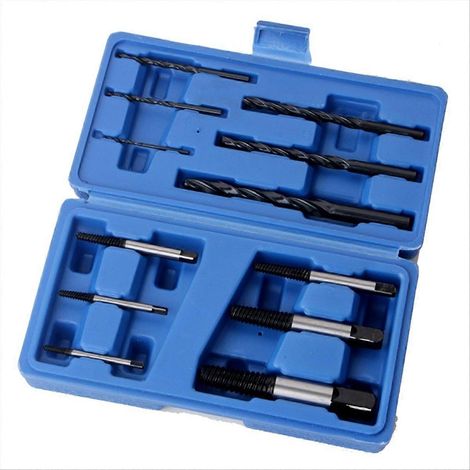 Kit 12 pièces d'extracteurs de vis cassées, pour retirer les vis abîmées ou grippées. (1/5)