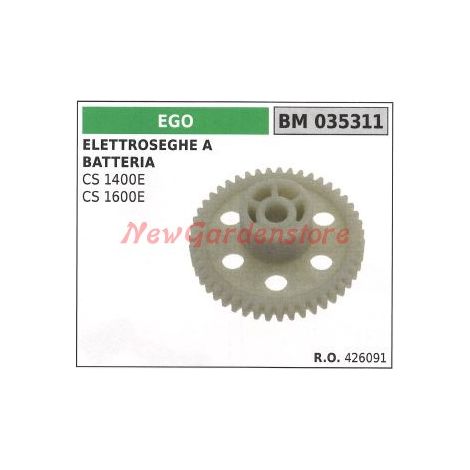 Piñón de engranaje EGO para motosierra sin cable CS 1400E 1600E 035311