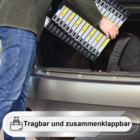 Wolketon Profi Teleskopleiter 3,2M Aluminium 150kg Tragkraft Mehrzweckleiter rutschfeste Gummifüße (1/3)