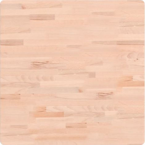 Dessus de table,Plateau de table,Dessus de bureau 70x70x1,5 cm carré bois massif de hêtre CFW86995 (1/5)