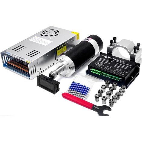 Kits de moteurs de broche CNC Kit de moteur sans balais, 600w, 48v DC, for fraiseuse, gravure, perceuse(600w Spindle Kit 2) (1/5)