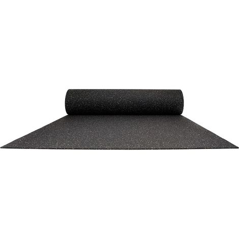 Pavimento sportivo - Rotolo da 12,5 m2 - Spessore 10 mm - Nero / Cielo stellato (1/5)