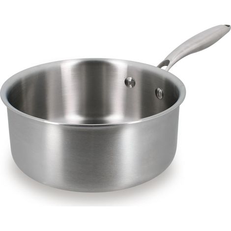 Casserole 18cm en acier inoxydable, TRINOX (1/4)