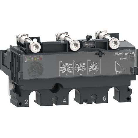 Schneider C1032D040 Compact nsx - unità di sgancio micrologica 2.2 40a - 3p3d per nsx100-250