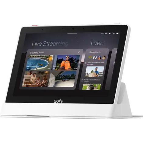 eufy Smart Display E10, eufy Edge Security Center, Stockage Local Extensible Jusqu’à 16 to, compatibilité Produits, cryptage de Niveau Militaire, Pas de Frais mensuels (1/4)