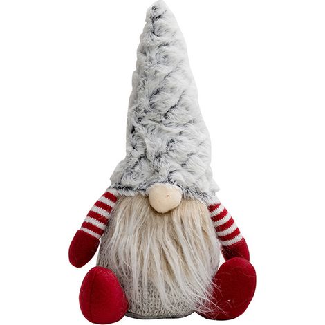 Muñeco de Papá Noel (1 pieza) - Navidad sin rostro - Decoración para el hogar hecha a mano