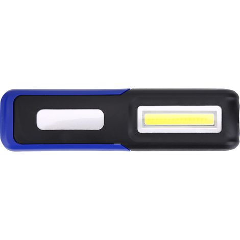 USB-wiederaufladbare, tragbare COB-LED-Arbeitsleuchte mit Magnethaken (blau) (1/5)