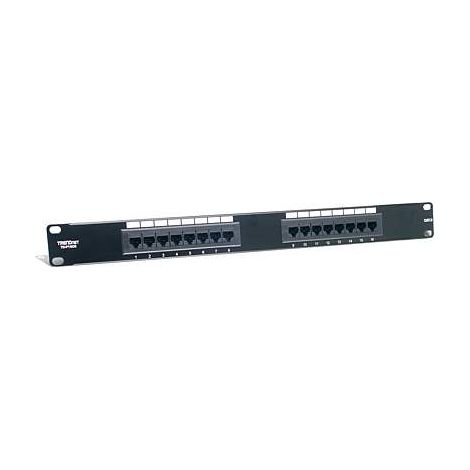 Panneau de brassage Keystone FGB 1U 12 ports Cat6 blindé RJ45