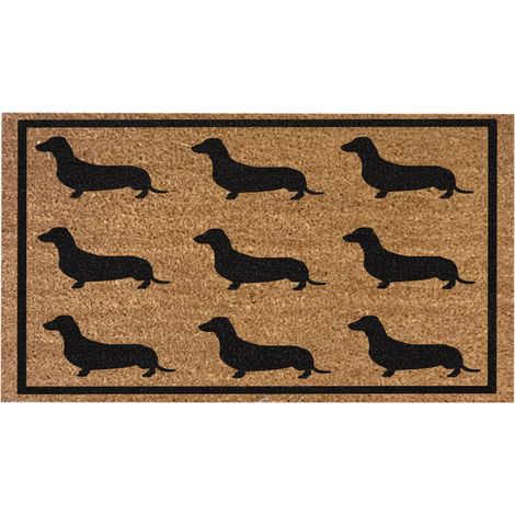 Tapis D'Entrée En Coco - Antidérapant - Pour Porte D'Intérieur Et D'Extérieur - 40 x 60 cm - 1 Pièce (1/5)
