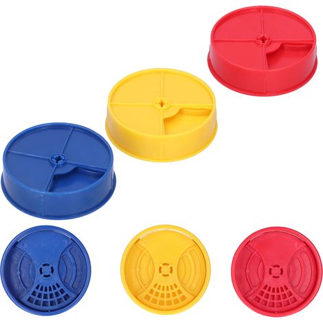 3 Pièces Porte de Ruche Ronde, Sortie d'Abeilles, Grille de Ventilation pour Apiculture - Fournitures Apicoles