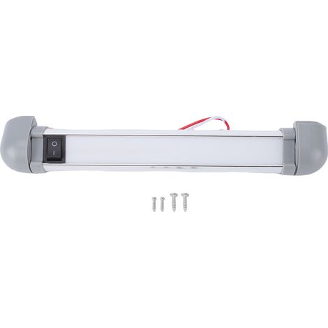 Barre LED RV 12-36V Interrupteur Marche/Arrêt Lumière Intérieure Camping-Car Yacht Rotative 180° 23cm (1/5)