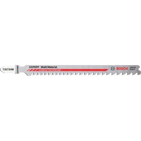 Bosch Accessories 2608900560 LAMA per seghetto alternativo EXPERT ‘Multi Material‘ T 367 XHM, 3 pezzi 3 pz.