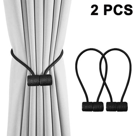 Tendaggio magnetico per tenda, clip per tenda, cordino di trazione, fibbia per tenda, tendaggio per decorazione interna, caffè, ufficio (1/5)