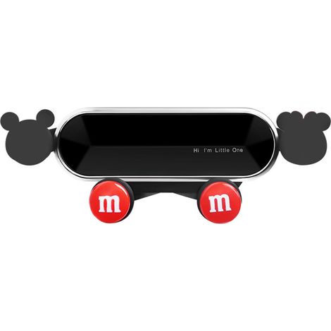Support téléphone pour bouche d'aération voiture, support GPS mignon cartoon, compatible smartphones 4-7,2 pouces, Type 2 (1/5)