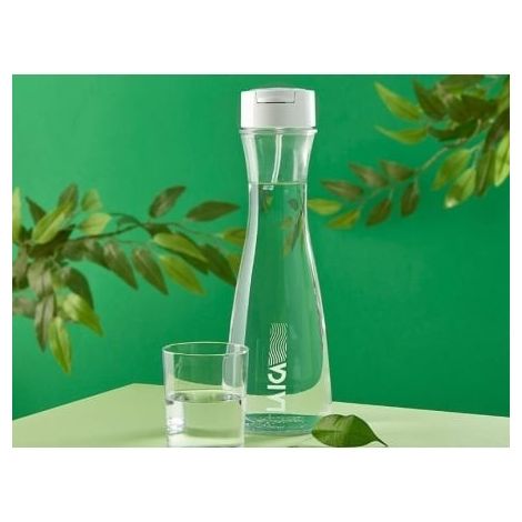 Botella Filtrante Laica GlaSSmart/ Capacidad 1.1L/ Blanca/ Incluye 2 Filtros (1/2)