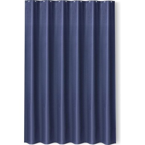 Rideau de Douche en Polyester de Style Moderne, à séchage Rapide, 183 x 183 cm, Bleu Marine (1/5)