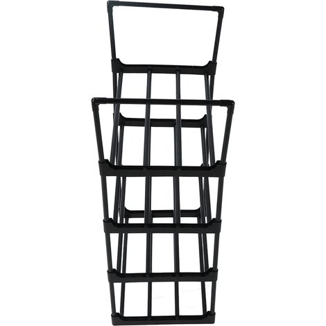 Étagère à chaussures multifonctionnelle à plusieurs niveaux et grande capacité pour placard, couloir, chambre, entrée, 1 colonne, 4 niveaux (1/5)
