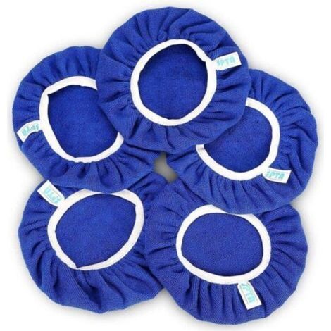 5 pièces(225-250mm) Bonnets de Polissage en Microfibre,Car Polisseuse Pad Bonnet Buffing Pad de Bonnets de Polissage Polissage polir Bonnets électrique pour Polisseuse-lustreuse Orbitale (1/5)