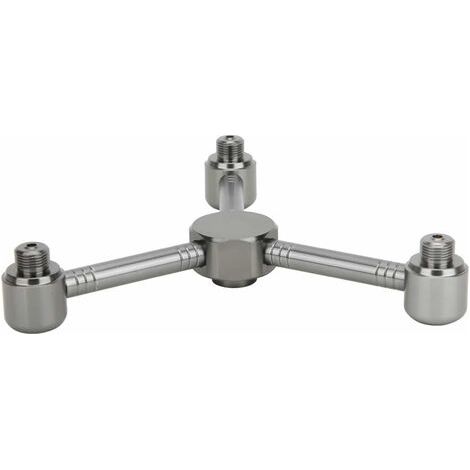 BUNTHAUS Camping en plein air en alliage d'aluminium cylindre à gaz poêle adaptateur têtes four convertisseur connecteurs accessoire(three heads) (1/5)