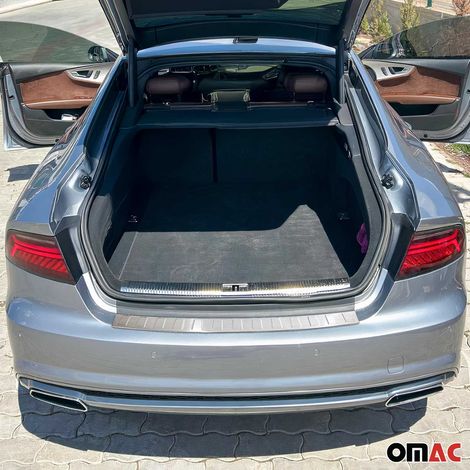 OMAC Ladekantenschutz für Audi A7 2010-2018 Edelstahl gebürstet (1/5)