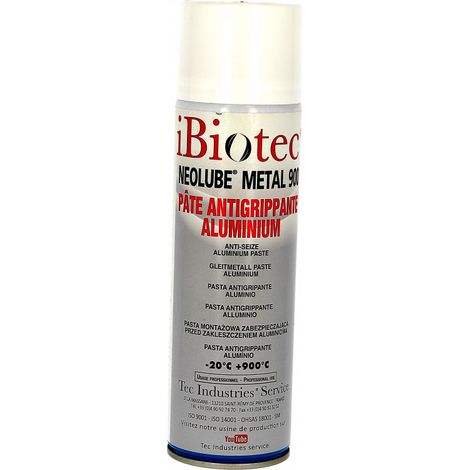 Pâte Antigrippante Aluminium Neolube Métal 900 en Aérosol 400mL