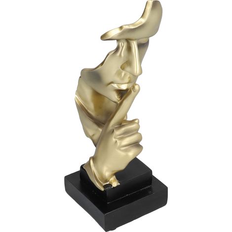 Kreative Wohnzimmerfigur, goldene Stille, handgefertigte Dekoration für ein neues Zuhause, Modell BS1043, Kupferfarbe (1/5)